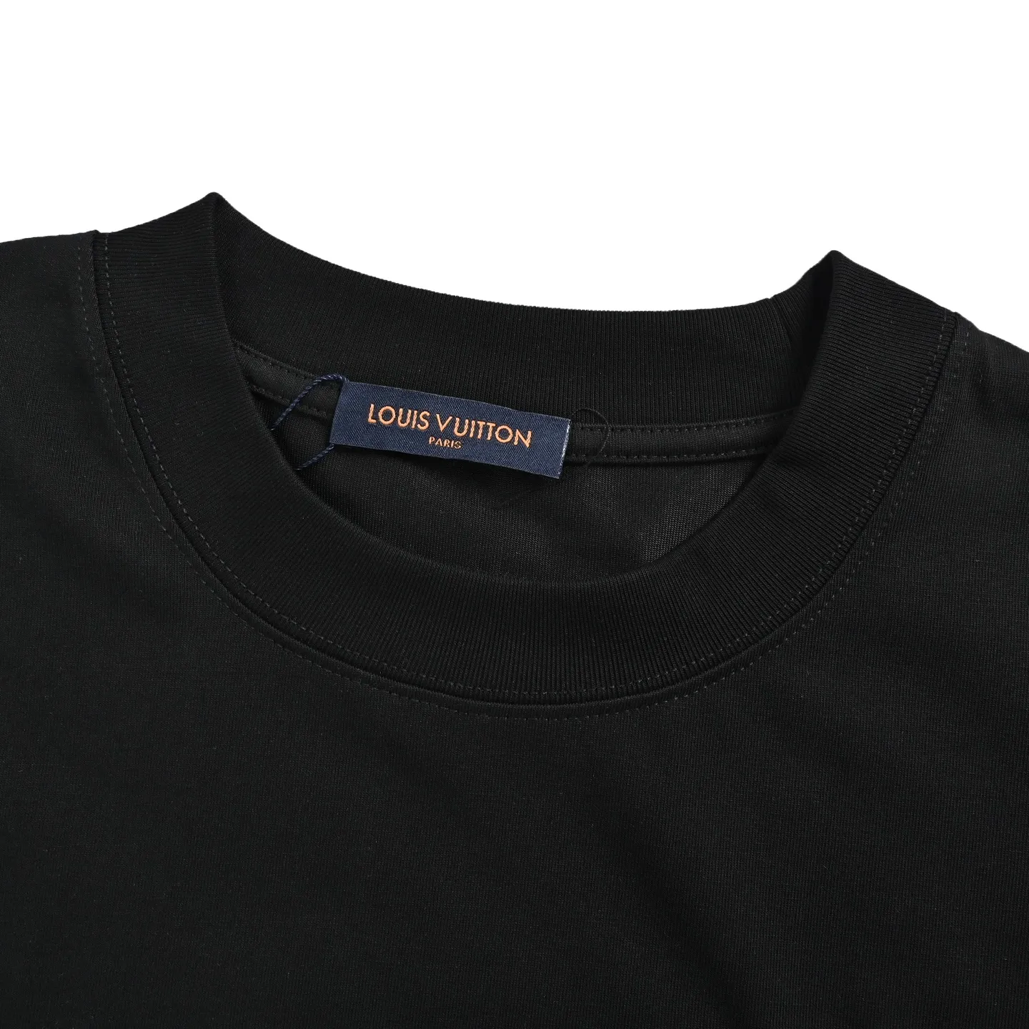 Louis Vuitton/Louis Vuitton 26ss embroidered presbyopic letter short sleeves